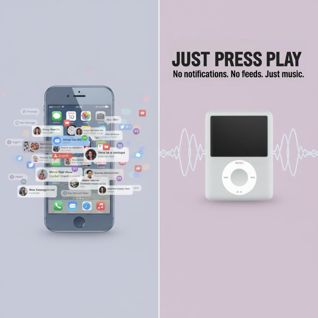 StarWave™ - Offline Aesthetic MP3 Player Y2K 128GB