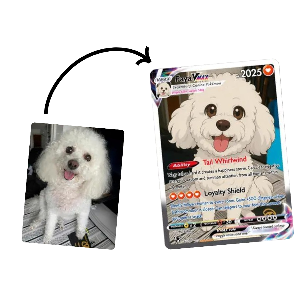 PetCard™ – Custom Pet Trading Card